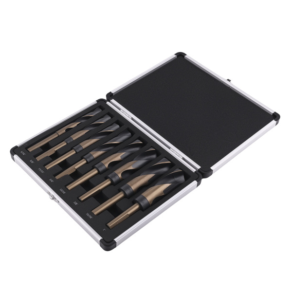 Wood Boring Bit Set 8PC 9/16 to 1" Professional Grade Tools with Storage Case-1