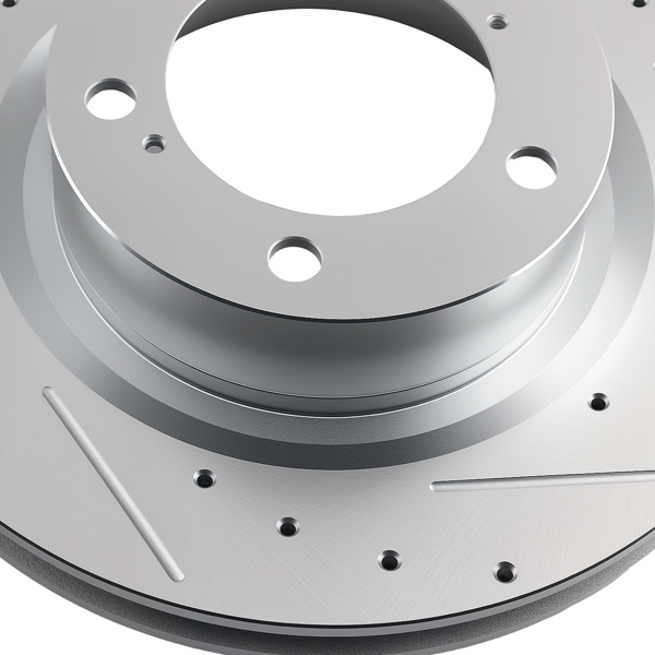 Front Drilled & Slotted Disc Brake Rotor fit for Toyota Land Cruiser 2016-21 S-31482-4