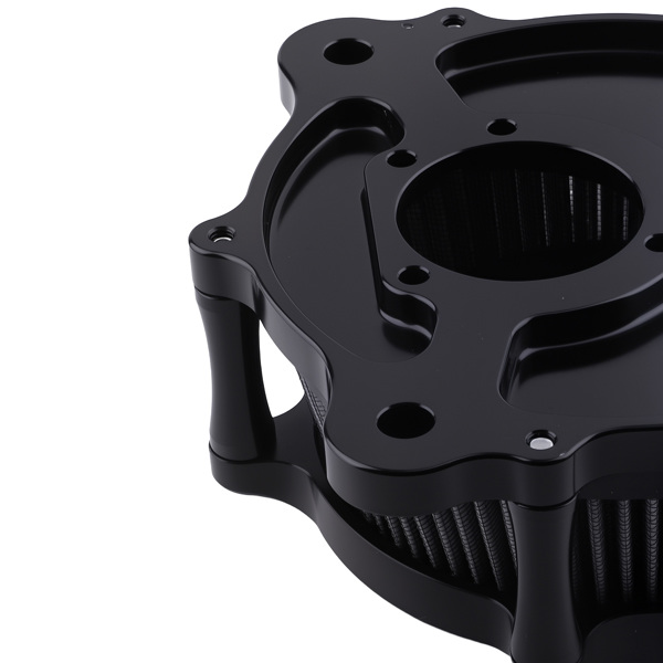 High Flow Air Cleaner fit for Harley Touring 2000-2007 Dyna Black Aluminum-4