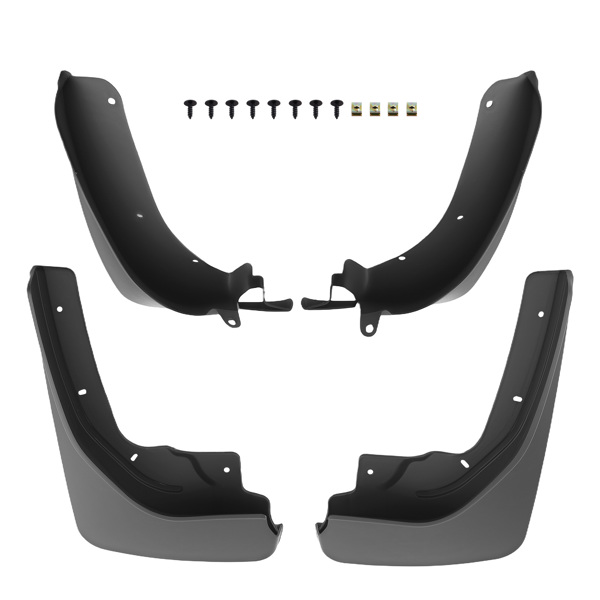 4X Mudguards Fender Mud Flaps fit fit for Ford Explorer 2011-19 Mud Flaps Black-6