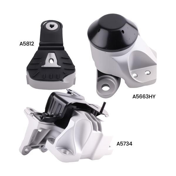 3 Engine Motor & Transmission Mounts fit for Ford Police Interceptor Utility 16-19-6