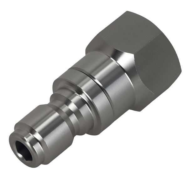 High Pressure M22 Female to 3/8" QC Swivel Adapter Stainless Steel Connector-2