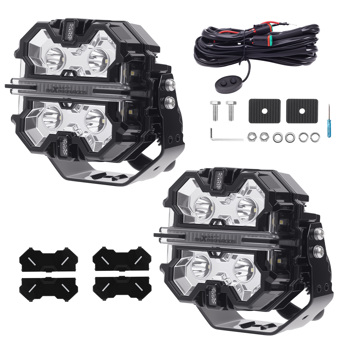 5inch Driving Lights Off Road Spot Beam & Sid DRL Driving Auxiliary Light 178W