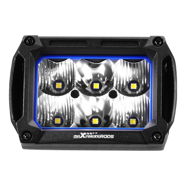 4.4inch LED Pod Lights 60W 6000LM White Spot Flood fit for Truck SUV ATV 4WD Bar-5