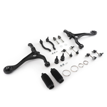 14x Front Lower Control Arms Tie Rods Sway Bar Links Kit fit for 2007-2008 Acura TL