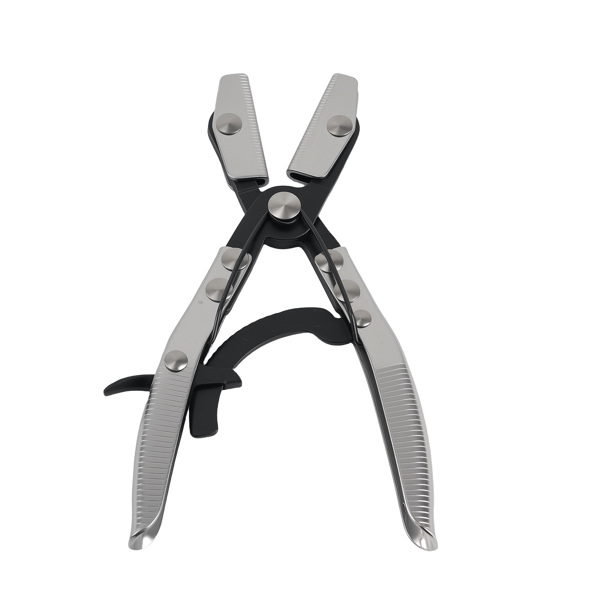 3PCS Hose Pinch Off Pliers Set fit for Auto Coolant Fuel Brake Lines 8-12" Ratchet-5