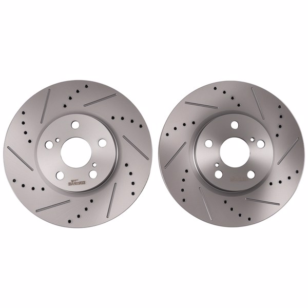 Front Brake Rotors Set fit for Scion xD 2008-2014 Pontiac Vibe 2009-2010 S-31505-2