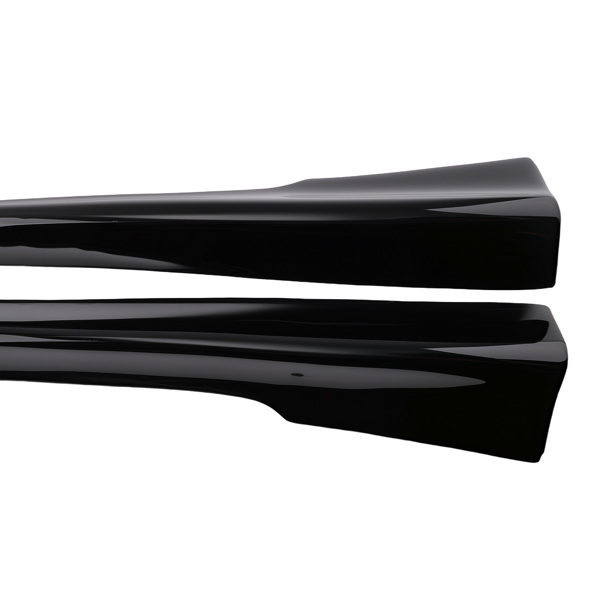 Body Side Extension Panel Kit fit for Infiniti Q50 2014-2023 Gloss Black ABS 2PC-2