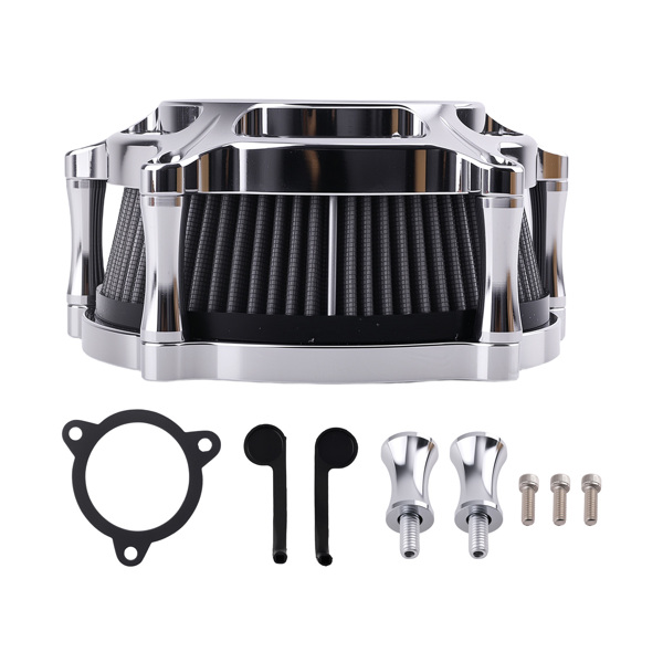 New Air Cleaner Assembly fit for Harley Street Glide Road Glide 2008-2016 Black-6