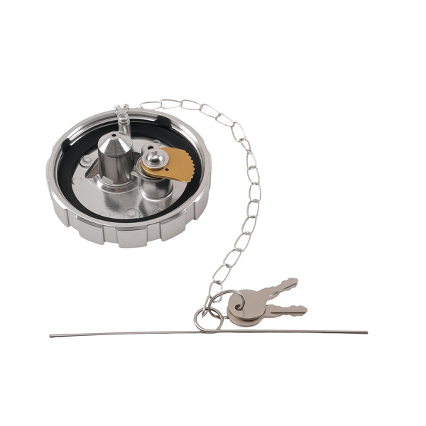 Diesel Security Tank Cap fit for Freightliner Kenworth 572.1036 with Safety Chain-4