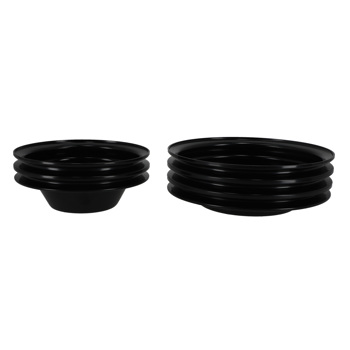 2Pcs Long Water Pump Crankshaft Pulley Kit fit for Chevy 262-400 SBC V8 283-350