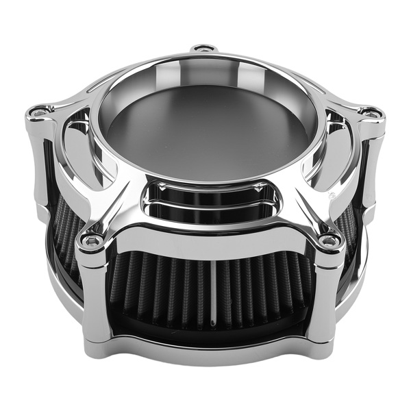 Air Cleaner Filter Intake Kit Chrome fit for Harley Touring Models 2000-2007 Black-1