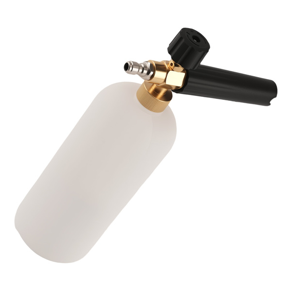 Heavy Duty Car Wash Cannon fit for Pressure Washer 1000PSI+ 1L Brass Soap Dispenser-3