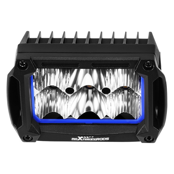 4.4inch LED Pod Lights 60W 6000LM White Spot Flood fit for Truck SUV ATV 4WD Bar-4