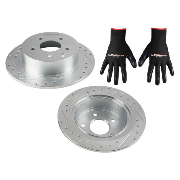 Rear Drilled and Slotted Disc Brake Rotor fit for Nissan Altima 2002-2025 S-31312-6