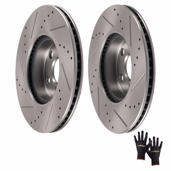 Front Brake Rotors Set fit for Scion xD 2008-2014 Pontiac Vibe 2009-2010 S-31505