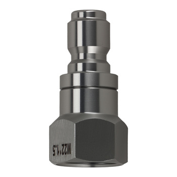 High Pressure M22 Female to 3/8" QC Swivel Adapter Stainless Steel Connector