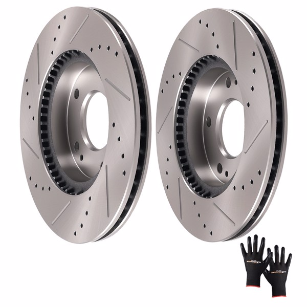 Front Brake Rotors Kit 280mm fit for Hyundai Venue 2020-2026 Elantra 2011-20 S31584-6