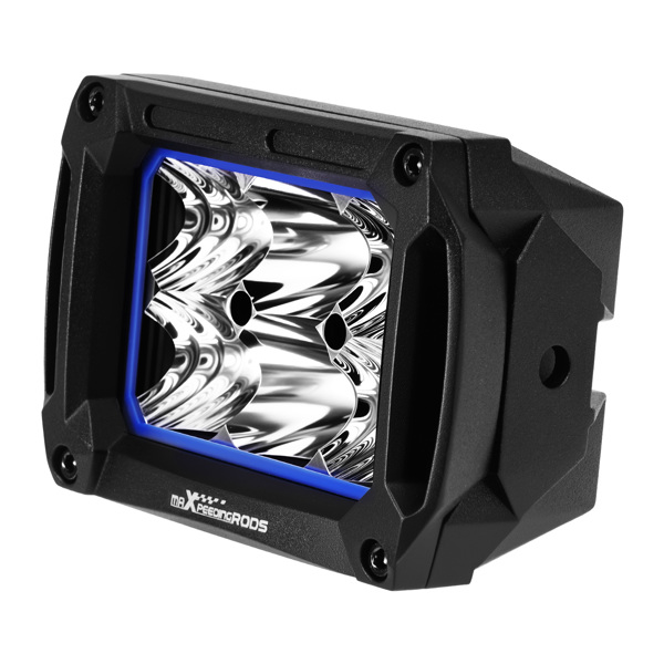 4.4inch LED Pod Lights 60W 6000LM White Spot Flood fit for Truck SUV ATV 4WD Bar-2
