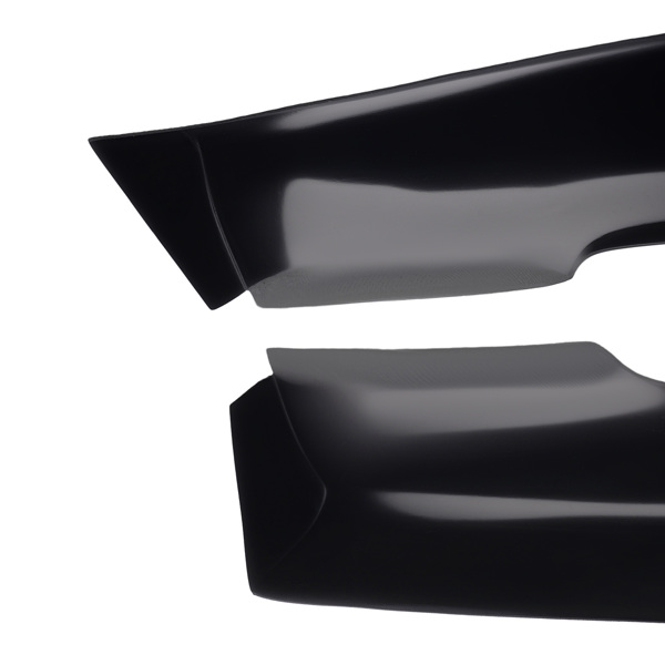 Body Side Extension Panel Kit fit for Infiniti Q50 2014-2023 Gloss Black ABS 2PC-4