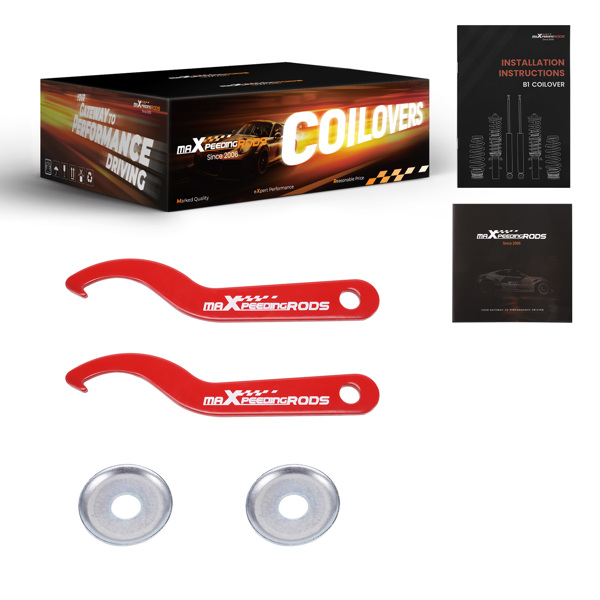 MaXpeedingrods Coilover Shocks Springs Kit fit for VW Rabbit / Golf MK1 1975-1984-1