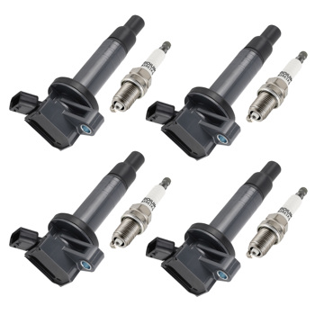 4 Ignition Coils & Spark Plugs fit for Toyota Chevrolet Prizm Pontiac Vibe UF247