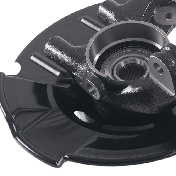 Pair Front Steering Knuckle+Wheel Bearing Hub fit for Hyundai Elantra 2007-2010-3