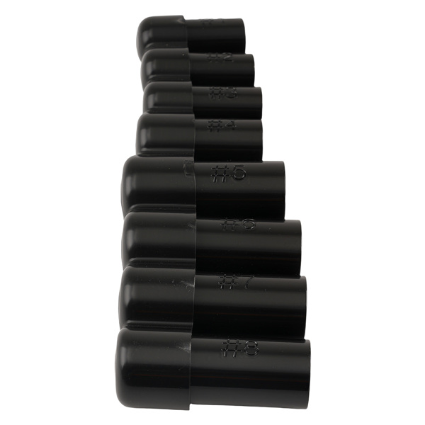 8 Piece 70500 Tap Socket Set Steel fit for Tap Threading 1/8"-3/4" Ratchet NPT-5