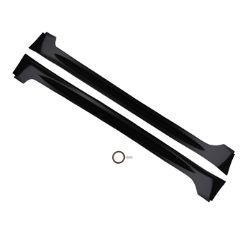 Body Panel Kit Extension fit for Honda Civic 4Dr 8th Gen 2006-2011 Black Side Skirt