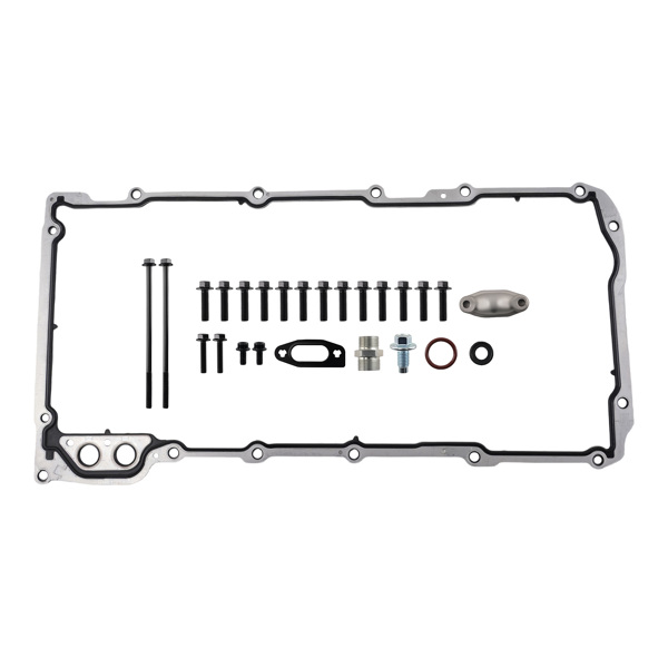 LS V8 Retrofit Oil Sump fit for Chevrolet 1955-1987 302-1 Aluminum Pan Kit-3