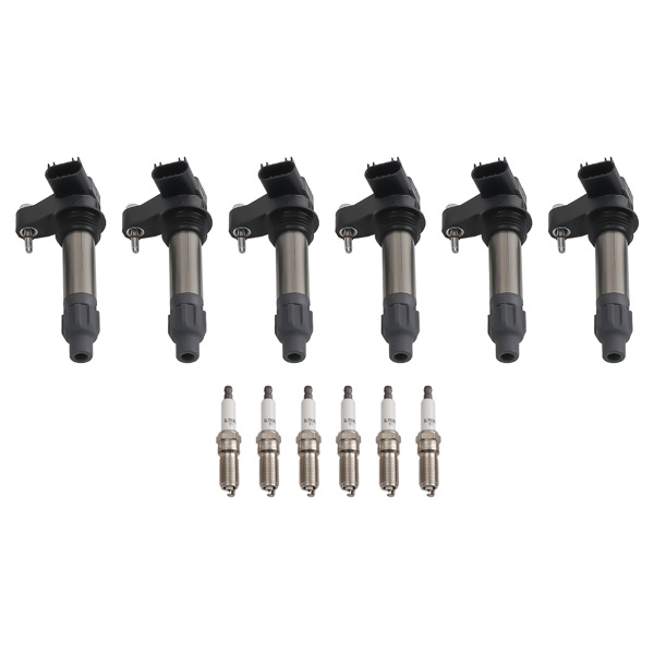 6 Ignition Coils & Plugs fit for Chevrolet Caprice Impala Malibu V6 3.6L 2010-2020-1