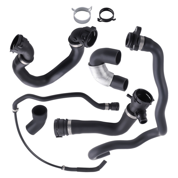 6x Radiator Coolant Water Hose Pipe fit for BMW 135i 335i 335xi 07-10 17128634285-6