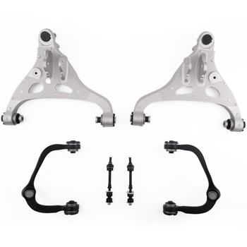 Front Upper Lower Control Arms Left Right fit for F150 Lincoln Mark LT 2005-2008 4WD
