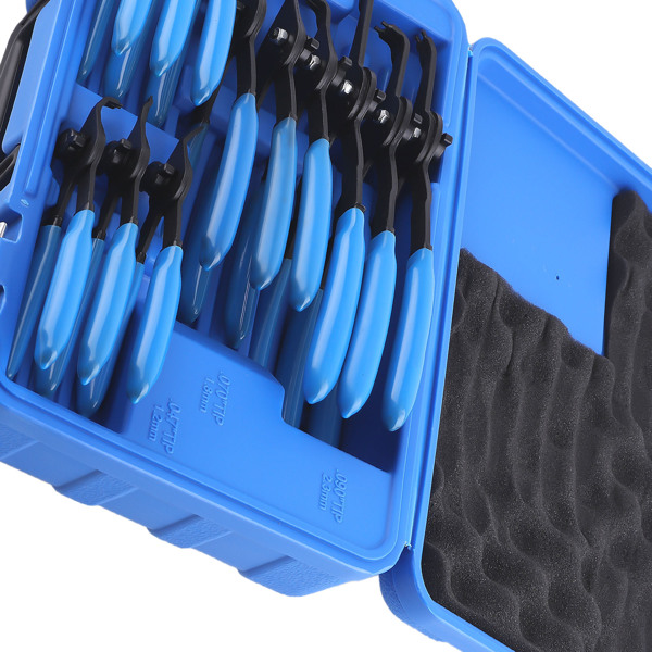 12 PC Versatile Retaining Snap Ring Pliers set Heavy Duty Fixed Tip 0° 45° 90°-5