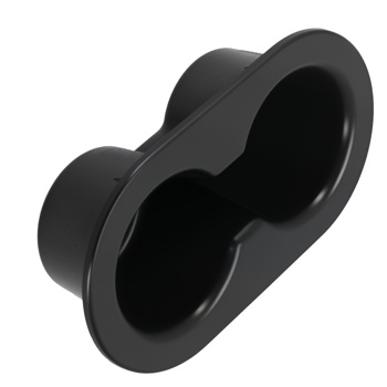 Black Cup Holder 2 fit for Dodge RAM 1500 2002-2016 2500 3500 2002-2016 5HD65DX9AC