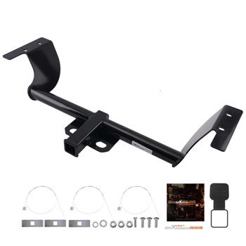 Class 3 Rear Hitch Receiver fit for Chrysler 300 2015-2023 2in 525lbs Powder Coat
