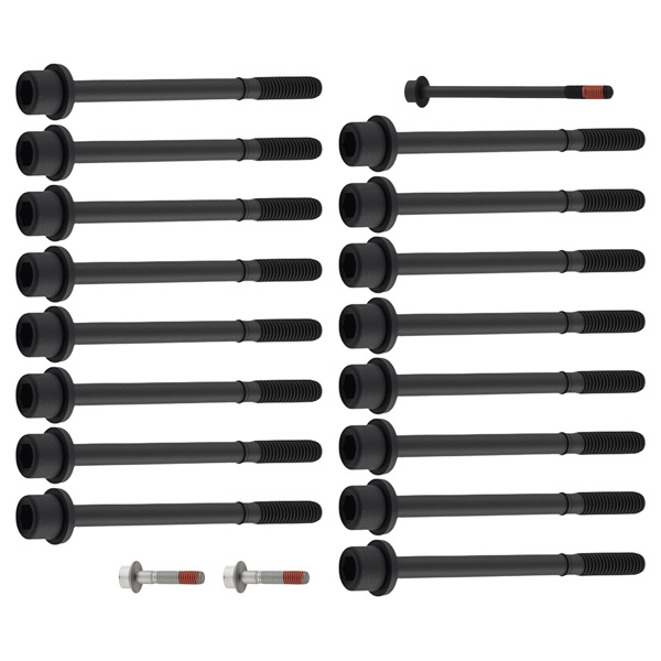 17pcs Cylinder Head Bolts fit for Buick Chevrolet Isuzu 2.8-4.2L DOHC 2002-2010-6
