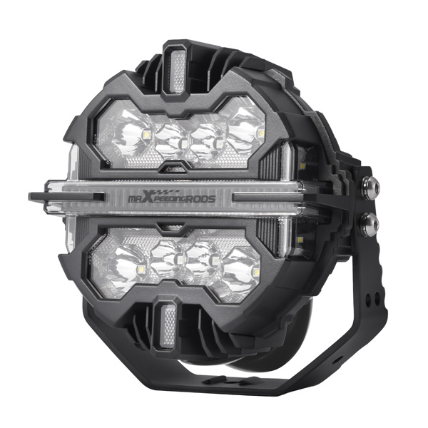 LED Light Pods 7" 12V 332W Round Spot Beam RGB DRL White Amber Off Road Lights-5