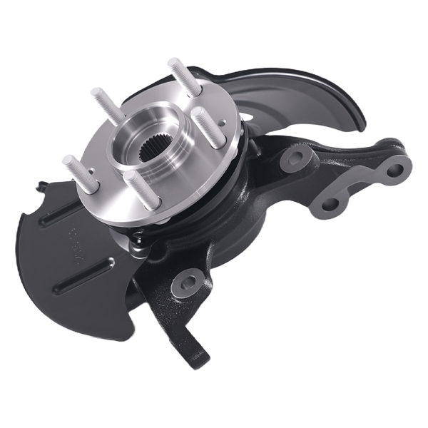 Pair Front Steering Knuckle+Wheel Bearing Hub fit for Hyundai Elantra 2007-2010-5