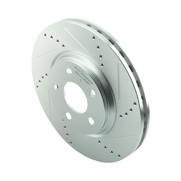 11.65" Front Drilled&Slotted Brake Rotors Set fit for Saturn Aura 2007-2009 S-55093-3