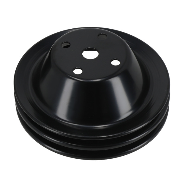 2Pcs Long Water Pump Crankshaft Pulley Kit fit for Chevy 262-400 SBC V8 283-350-2