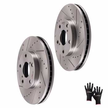 Front Brake Rotors Kit fit for Lexus ES300/Toyota Avalon Camry Sienna Solara S31050