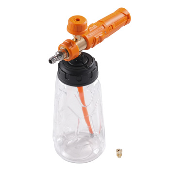 1L Snow Foam Bottle fit for Pressure Washer Car Wash 1/4" Quick Connect Cannon Gun