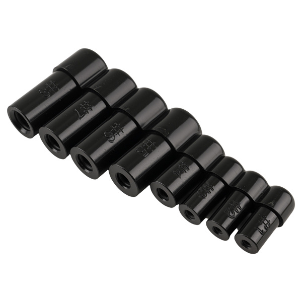 8 Piece 70500 Tap Socket Set Steel fit for Tap Threading 1/8"-3/4" Ratchet NPT-1