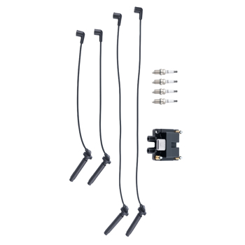 Ignition Coil Set with Iridium Plugs & Wires fit for Subaru 2.5L H4 2009-2011
