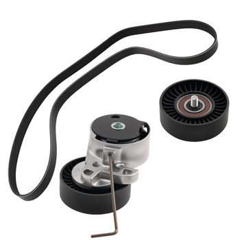Serpentine Belt Tensioner Pulley Kit fit for Volvo XC70 L6 3.0L 2009-2015 89696