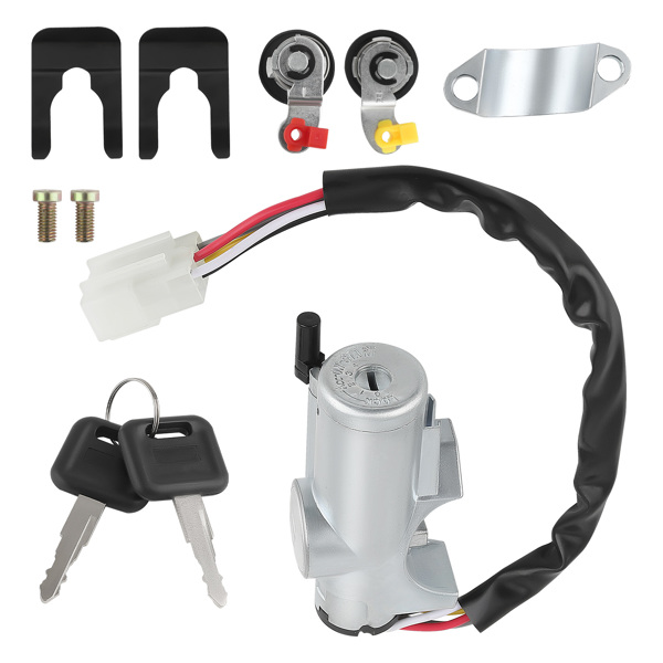 2 Key Ignition Switch Door Lock Cylinder fit for Nissan Pathfinder 87-89 4870001G26-6