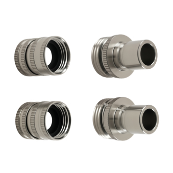 3/4" Female Quick Connect Pressure Washer Adapter Garden Hose 4Pcs Kit