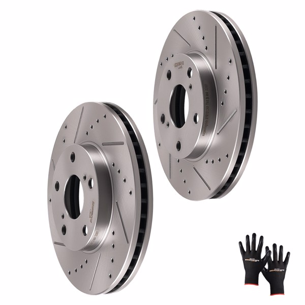Front Brake Rotors Kit fit for Lexus ES300/Toyota Avalon Camry Sienna Solara S31050-6