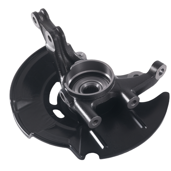 Pair Front Steering Knuckle+Wheel Bearing Hub fit for Hyundai Elantra 2007-2010-4